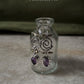 Amethyst Spiral Fusion Handcrafted 925 Sterling Silver Earrings