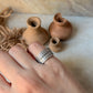 925 Sterling Silver Bohemian Hill Tribe Handcrafted Adjustable Ring