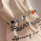 Handcrafted Seven Chakra Adjustable Silver Kada
