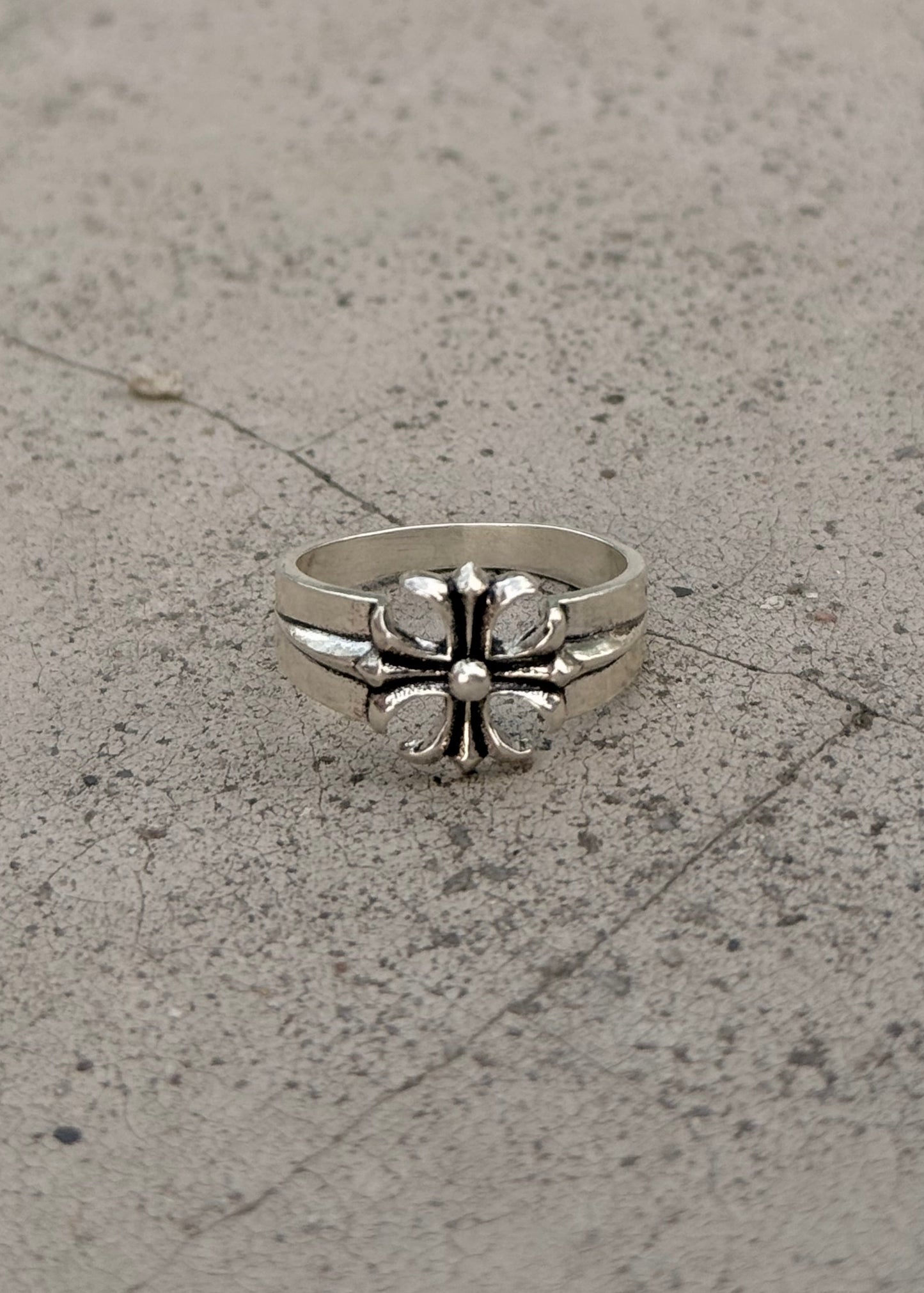 925 Sterling Silver Fleur De Lis Ring
