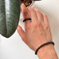 Natural Crystal Garnet 4mm Stretchy Rings & Bracelet