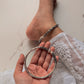 925 Sterling Silver Tribal Leg Kada - Design 2 Pure Daily Wear Single pc Anklet