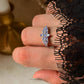 925 Sterling Silver Tanzanite Faceted Ring
