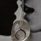 925 Silver Crescent Moon Charm Necklace