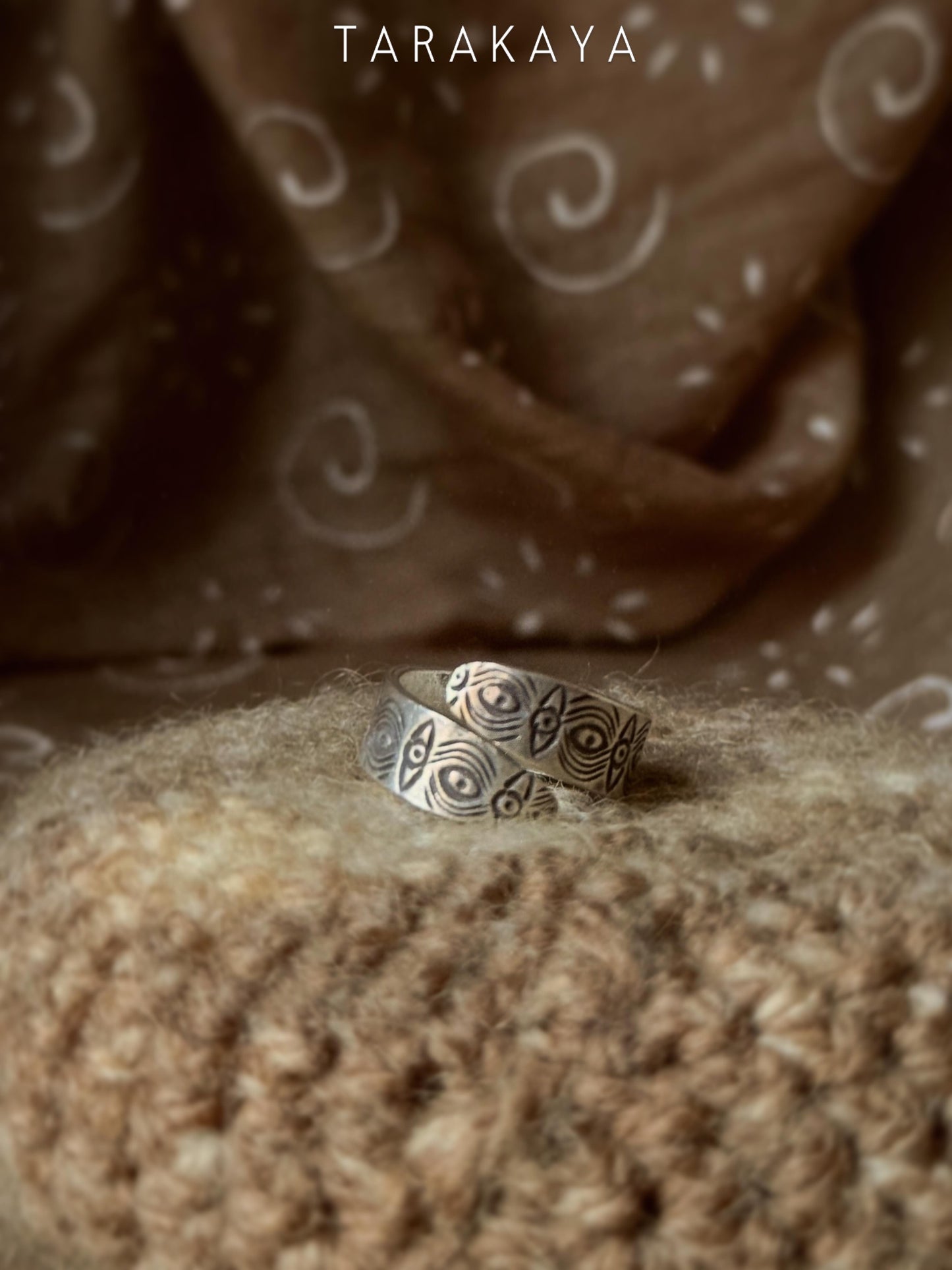925 Sterling Silver Bohemian Evil Eye For Wander Hill Tribe Handcrafted Adjustable Ring