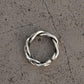 Chunky Twist Braided Adjustable Handcrafted 925 Sterling Silver Unisex Ring