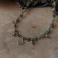 925 Sterling Silver Turquoise & Smokey Quartz Tribal Necklace