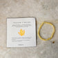 Natural Crystal Yellow Calcite 4MM Bracelet