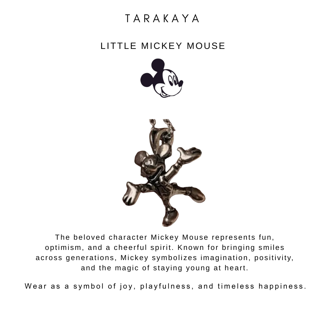 925 Sterling Silver Mickey Mouse Pendant