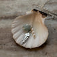 925 Sterling Silver Aquamarine Star, Fresh Water Pearls & Fish Bone Charm Handcrafted Necklace