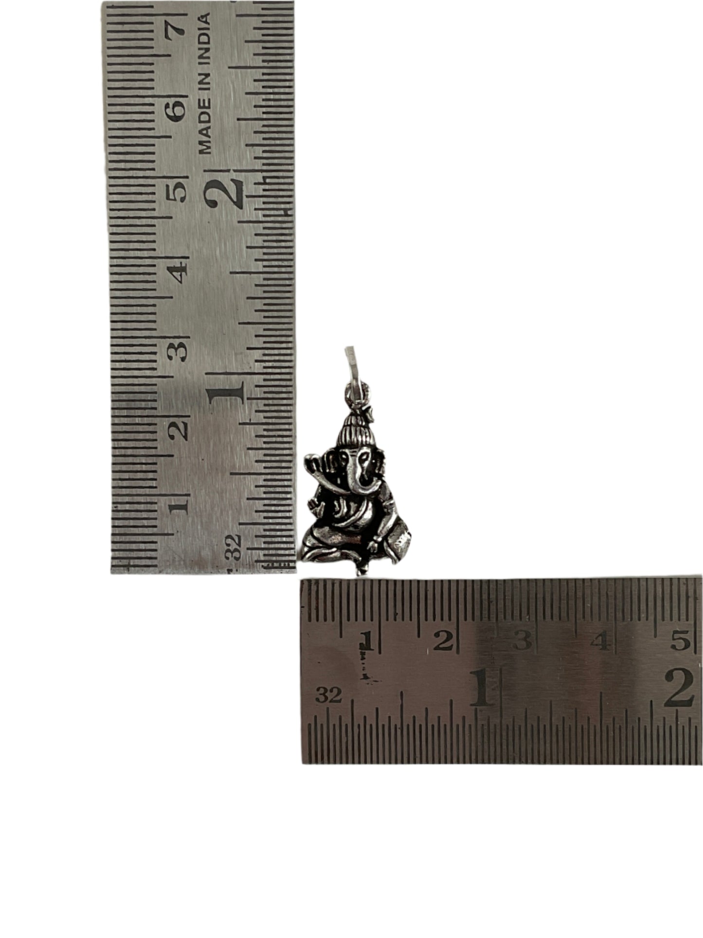 Ganesha With Nag 925 Sterling Silver Pendant