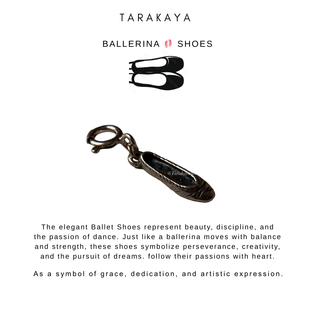 Ballerina 🩰 Shoes 925 Sterling Silver Pendant/Charm