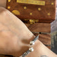 Handcrafted Antique Adjustable Silver Bangle