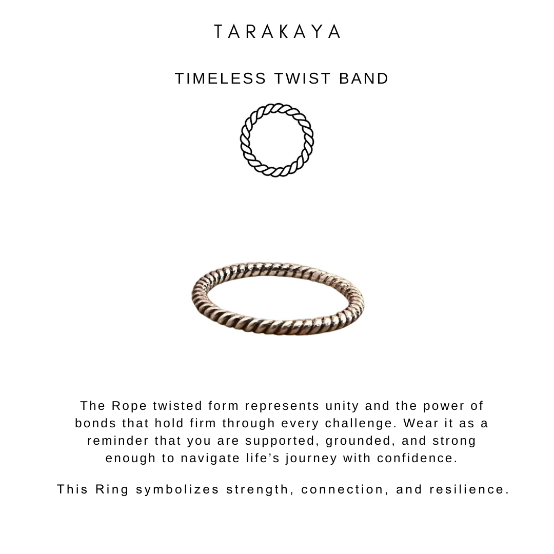 925 Sterling Silver Classic Rope Band Stackable Ring