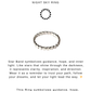 925 Sterling Silver Small Celestial Stars Band Ring