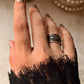 925 Sterling Silver Draped Textured Band Ring