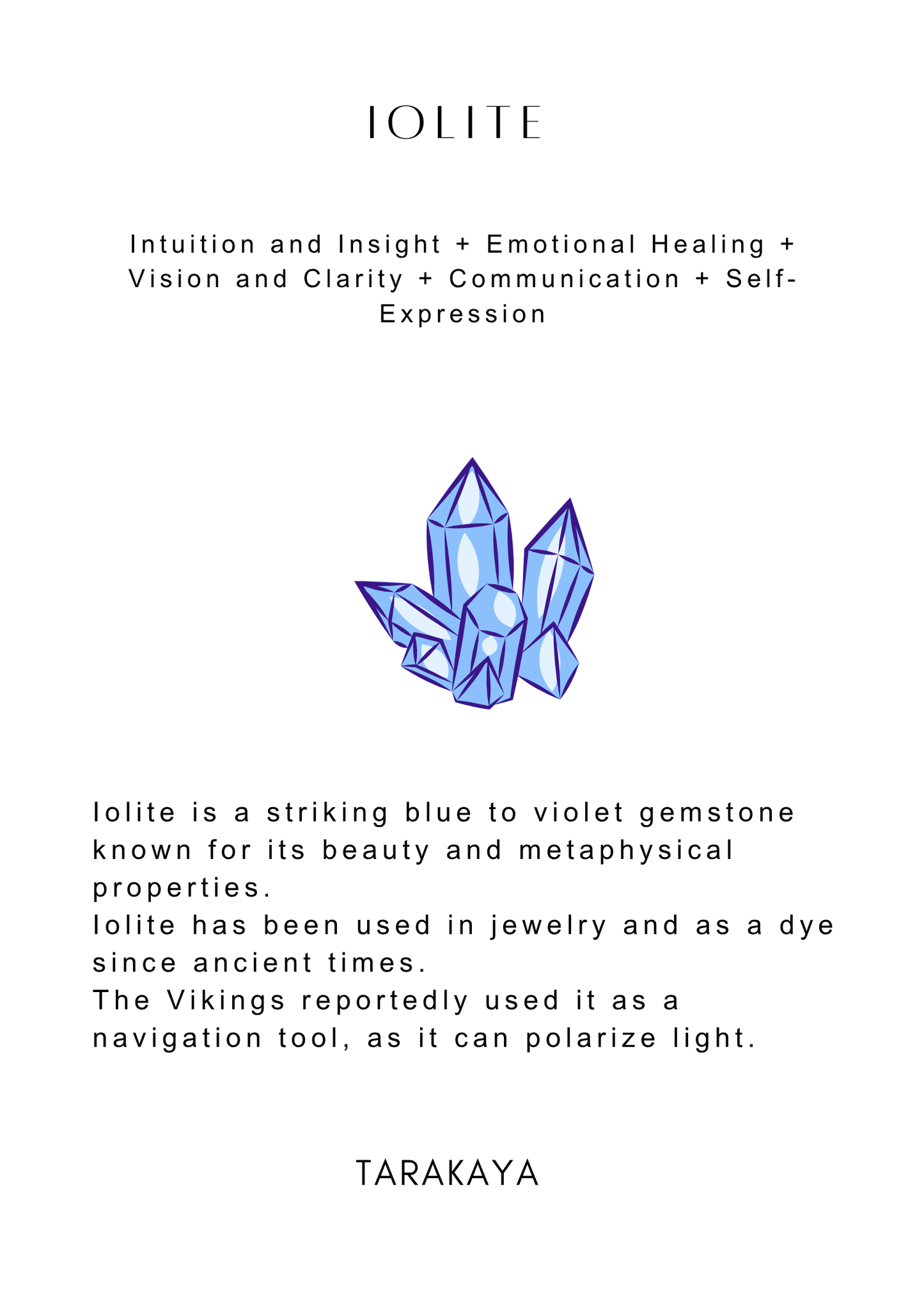 Iolite Solitaire Pear 925 Sterling Silver Ring