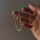 Chunky Raw Antique Solid Silver Cut Beads Handcrafted Stackable Sterling Silver 925 Bracelet