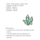 Copper Turquoise Pear Boho 925 Sterling Silver Ring