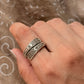 925 Sterling Silver Bohemian Hill Tribe Handcrafted Spirit Trail Adjustable Ring
