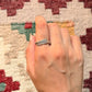 925 Sterling Silver Bohemian Hill Tribe Handcrafted Adjustable Ring
