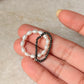 Natural Crystal Stretchy Fresh Water Pearl & Pyrite Rings