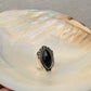 925 Sterling Silver Black Onyx Marquise Gothic Rustic Ring