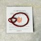 Natural Crystal Carnelian 4mm Stretchy Rings & Bracelet