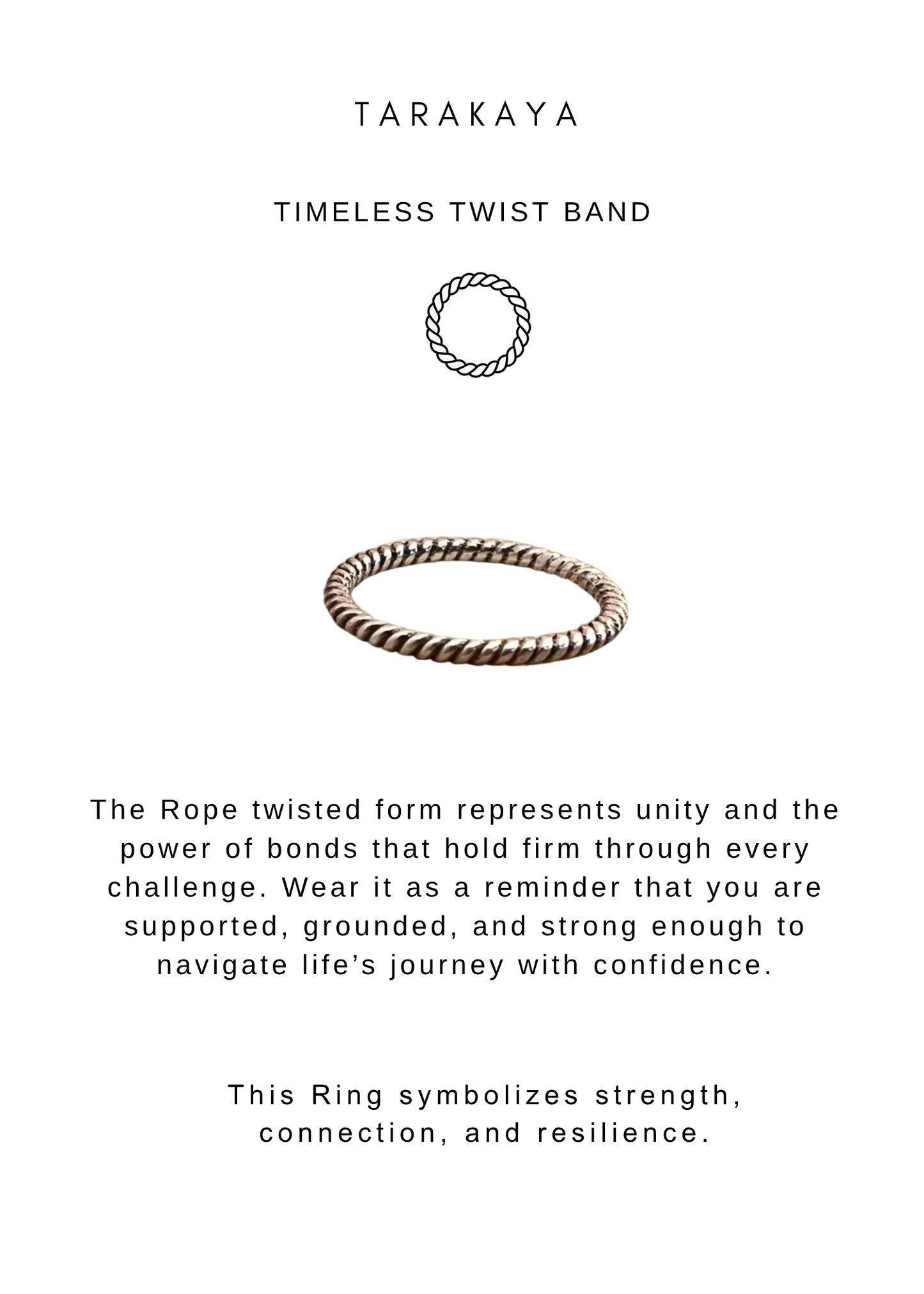 925 Sterling Silver Classic Rope Band Stackable Ring
