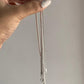 Handcrafted Fox Tail Chain Anklet in Sterling Silver