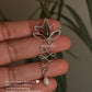 925 Sterling Silver Lotus Unalome - Labradorite & Pearl Wire Wrapped Handcrafted Pendant