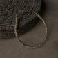 925 Sterling Silver Chunky Molten  Hill Tribe Handcrafted Beads In Pure Silver Wire Bracelet