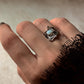 925 Sterling Silver New Larimar Molten Drip Ring