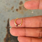 925 Sterling Silver Gold Vermeil Pink Cz Septum Clip ons