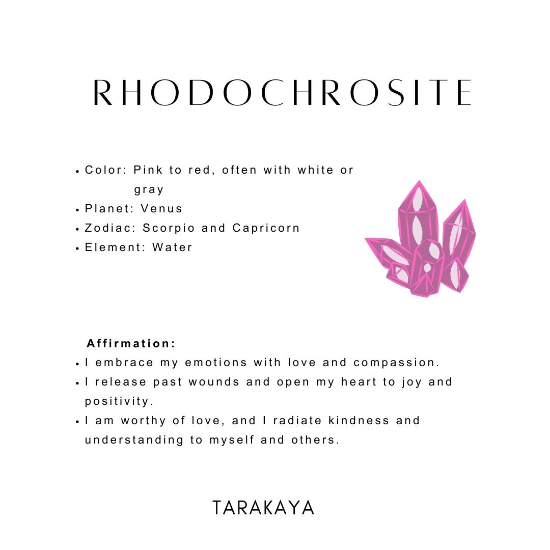 Delicate Rhodocrosite Flower Earrings with Silver Accent