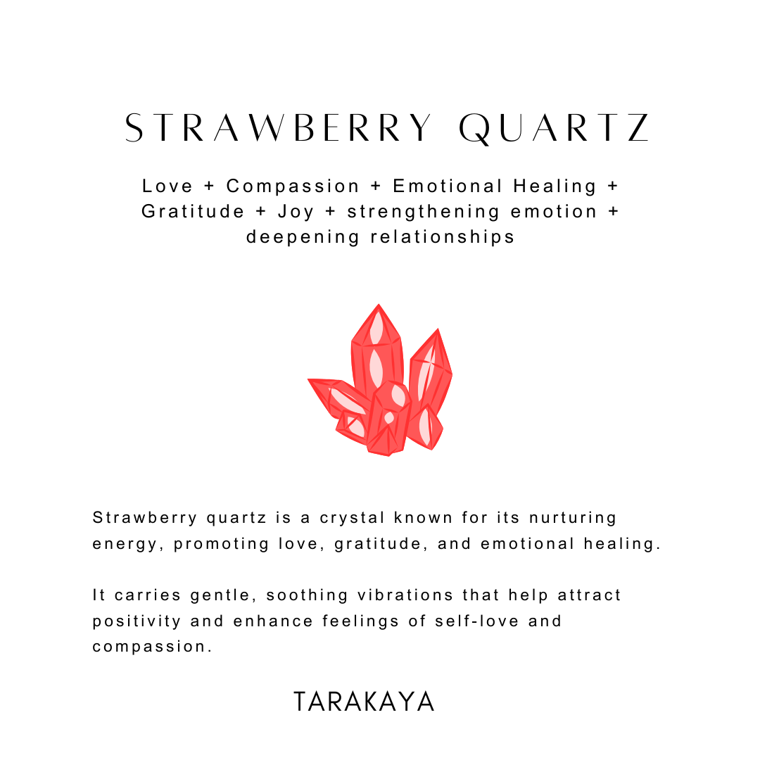 Strawberry Quartz Crystal for Healing