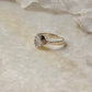 925 Sterling Silver Moonstone Solitaire ~Forest Enchantment Ring