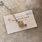 925 Sterling Silver Mother of Pearl Full Moon Face Carved White Topaz North Star Cable Dot Handcrafted Necklace