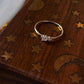 Charming Double Stone Moonstone Silver Ring for Everyday Wear