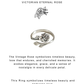 925 Sterling Silver Vintage Boho Rose Ring