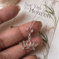 Elegant 925 silver necklace with lotus flower pendant  