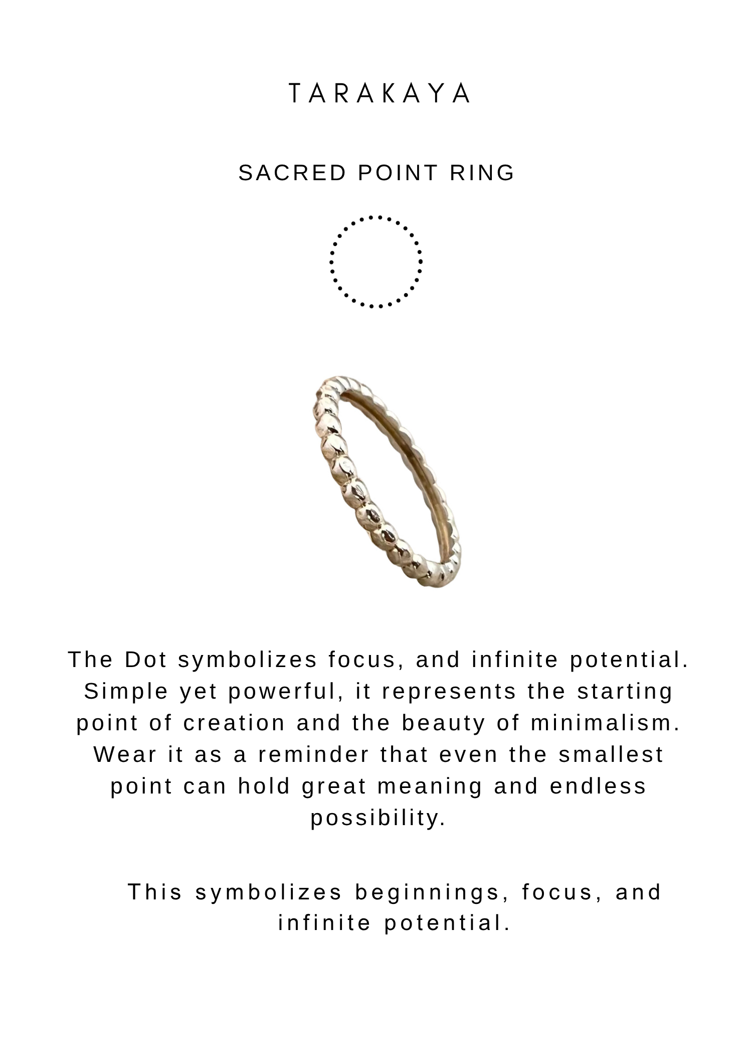 925 Sterling Silver Shiny Dot Stackable Band Ring