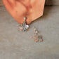 925 Sterling Silver Plumeria Handcrafted Studs Earrings