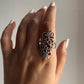 Timeless vintage Fleur De Lis silver ring