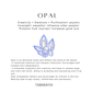 Natural opal gemstone for healing and emotional balance  