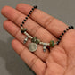 925 Sterling Silver Coin Kingsman Turquoise  Handcrafted One of a Kind Boho Style Mangalsutra
