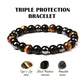 Handmade Triple Protection Crystal Bracelet 8MM