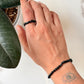 Natural Crystal Sulemani Hakik - Evil Eye 4MM Stretchy Rings & Bracelet