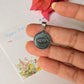 925 Sterling Silver Evil Eye Coin Charm - Reusable as Pendant Handcrafted Rakhi
