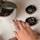 925 Sterling Silver Bohemian Hill Tribe Handcrafted Spirit Trail Adjustable Ring